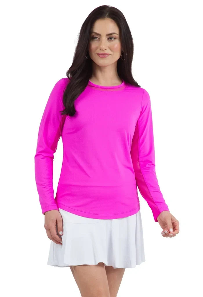 83000 IBKUL Long Sleeve Crew Top