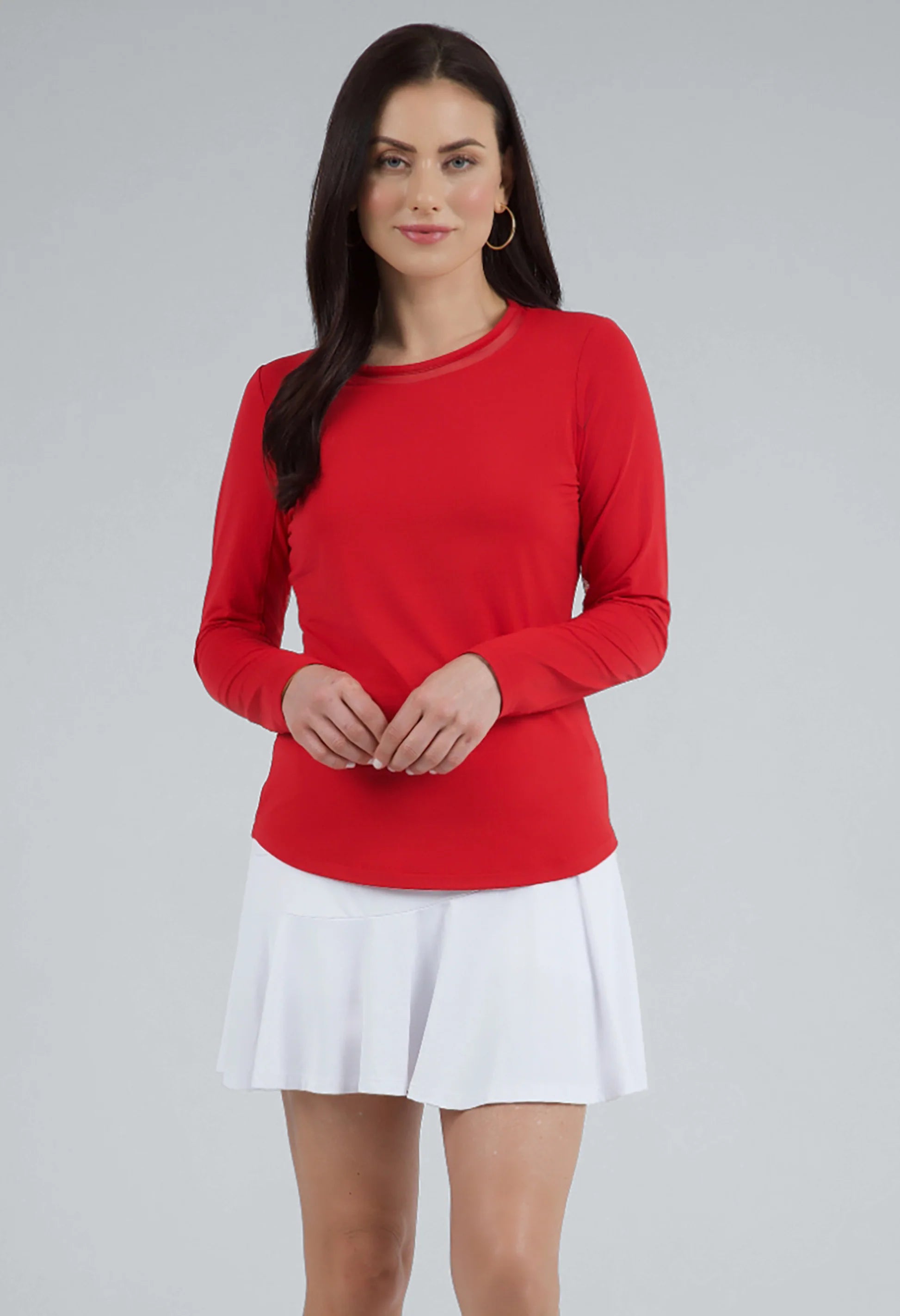 83000 IBKUL Long Sleeve Crew Top