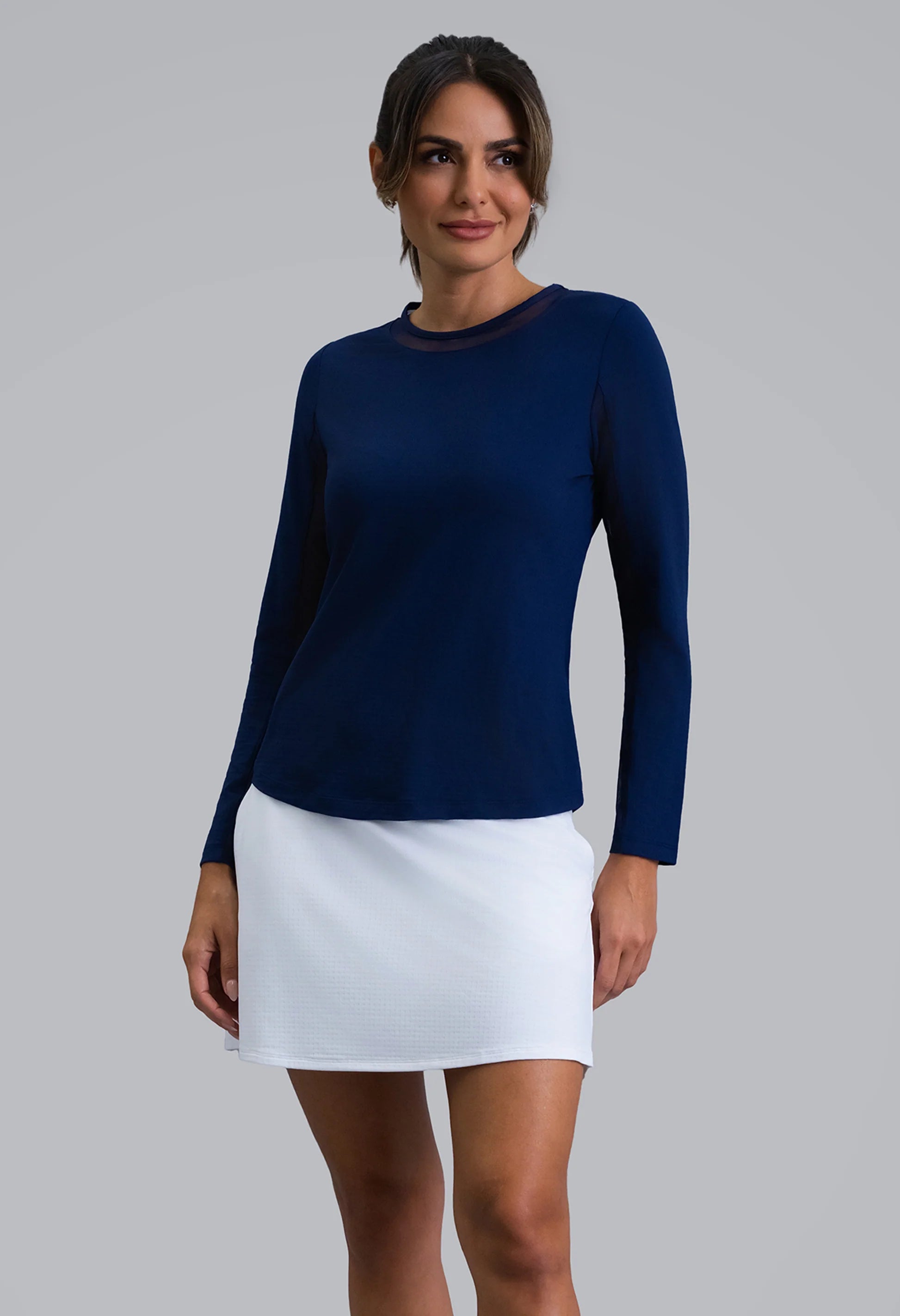 83000 IBKUL Long Sleeve Crew Top
